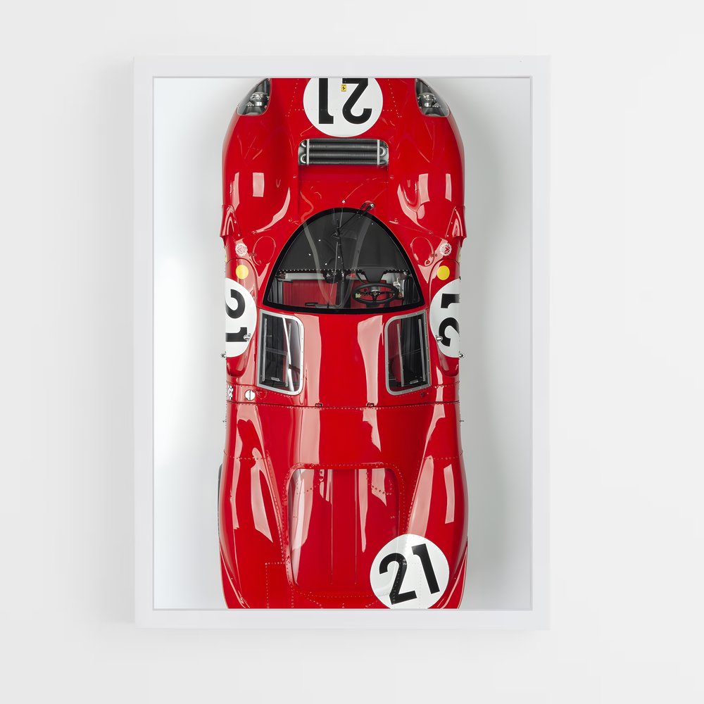 Poster Ferrari M12 Racing Legend (vue 3)